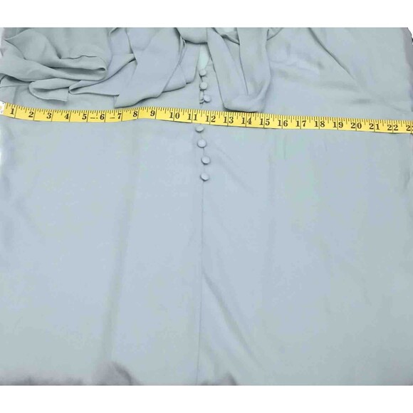 Eva Mendes Women’s Blouse Mint Green Color Size XL - Picture 4 of 11